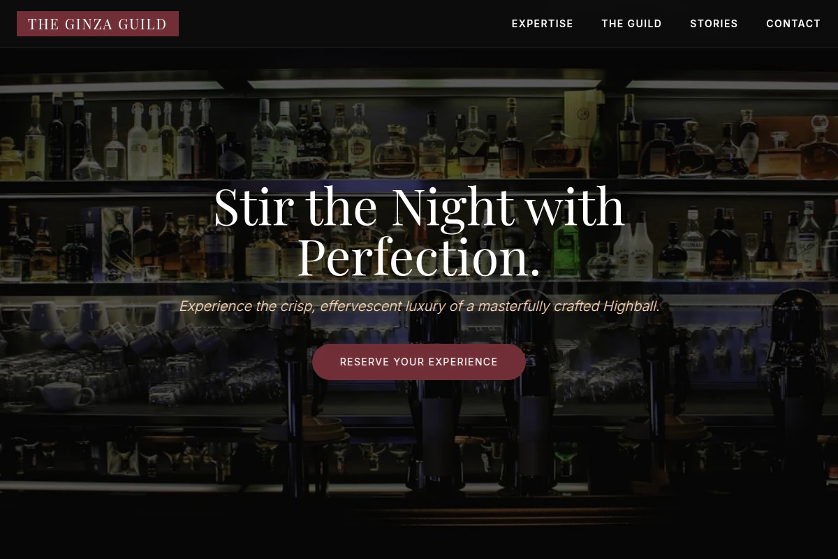 Highball Bartending