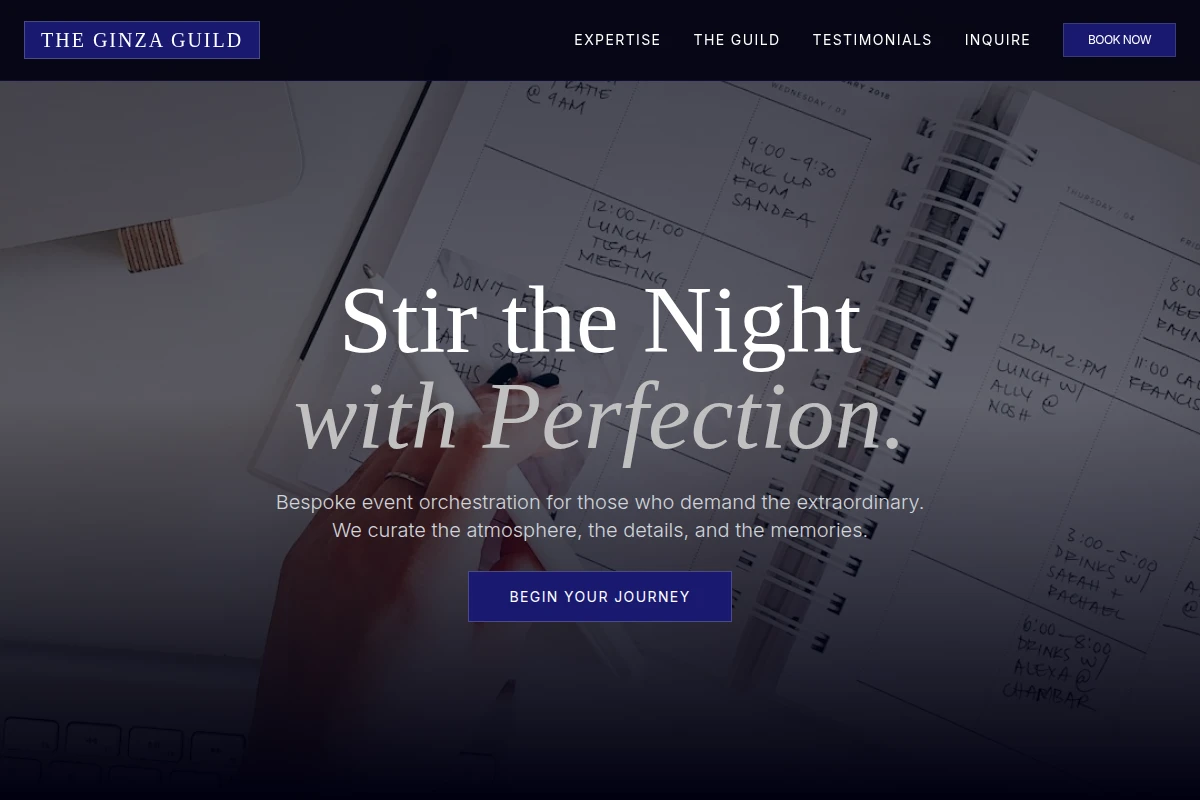 Stirred Event Planning