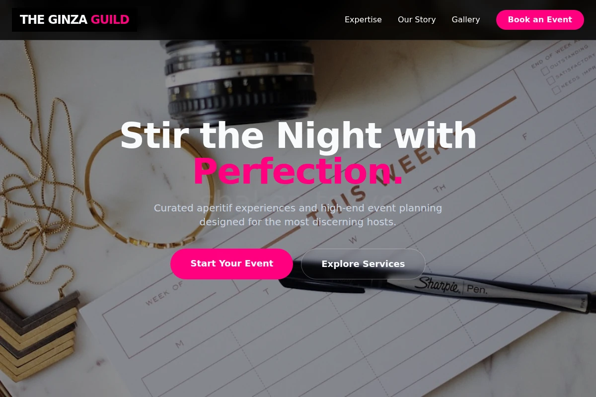 Aperitif Event Planning