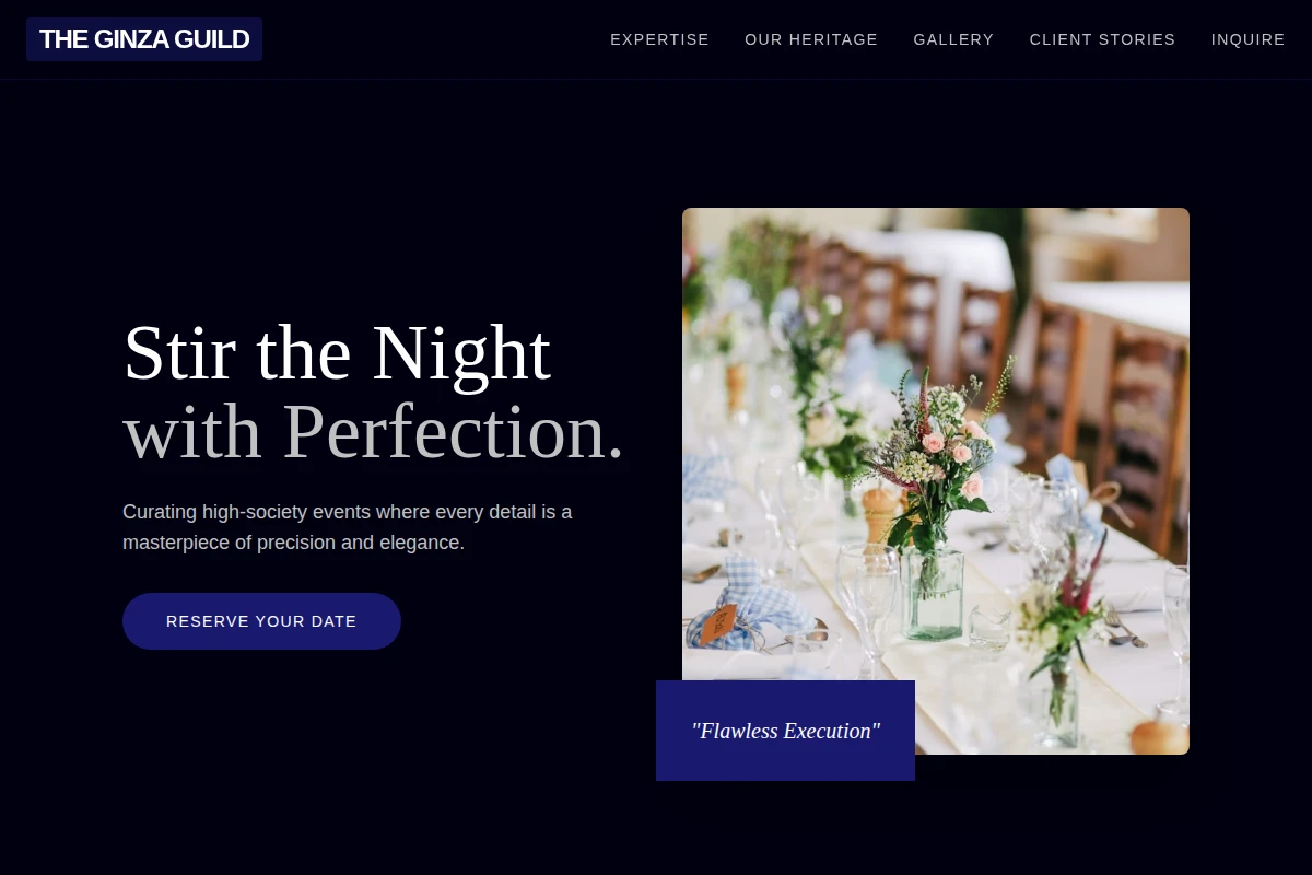 Stirred Event Planning
