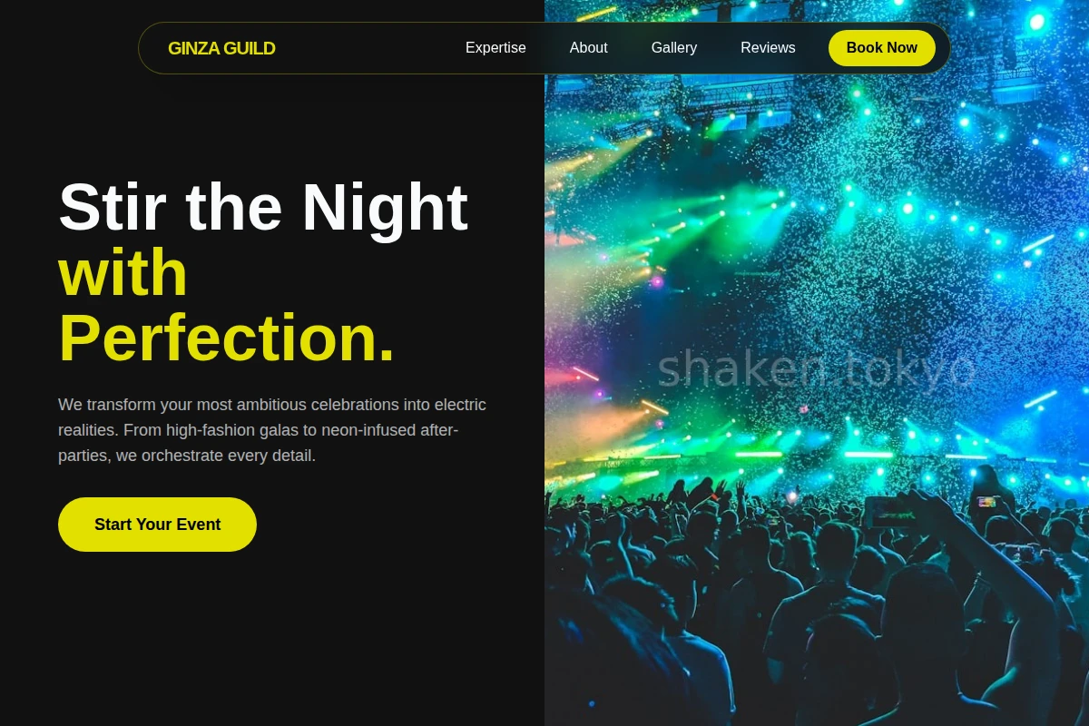 Neon Event Planning