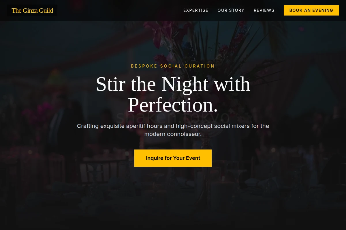Aperitif Event Planning
